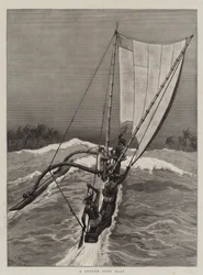A Ceylon Surf Boat